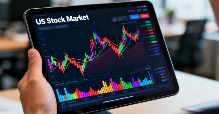 Investor tracking share prices on a mobile app