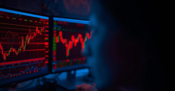 Compliance officer flagging unusual trading activity on screen